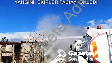 Kütahya Seyitömer’de Korkutan Ahır Yangını: Ekipler Faciayı Önledi