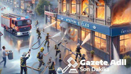 Aydın Efeler’de İş Yeri Yangını: Komşuların Dikkati Faciayı Önledi