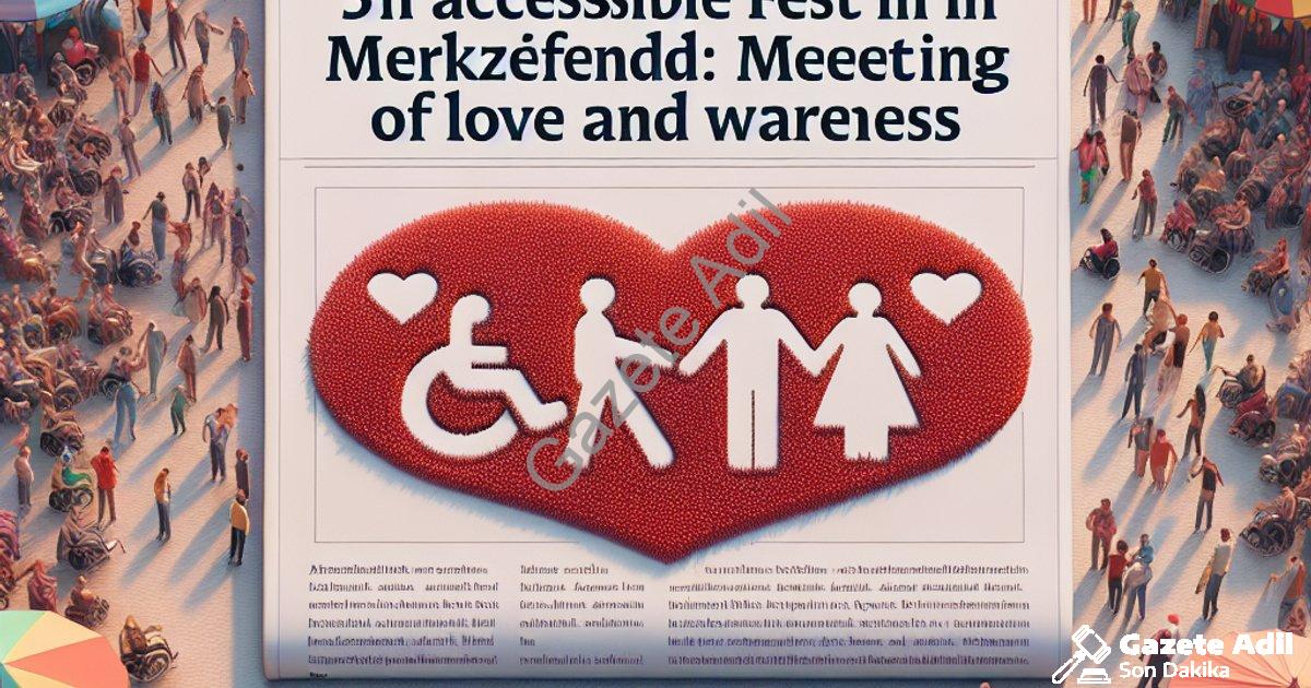 "Merkezefendi'de 5. Engelsiz Fest: Sevgi ve Farkındalık Buluşması" başlıklı haber için fotorealistik