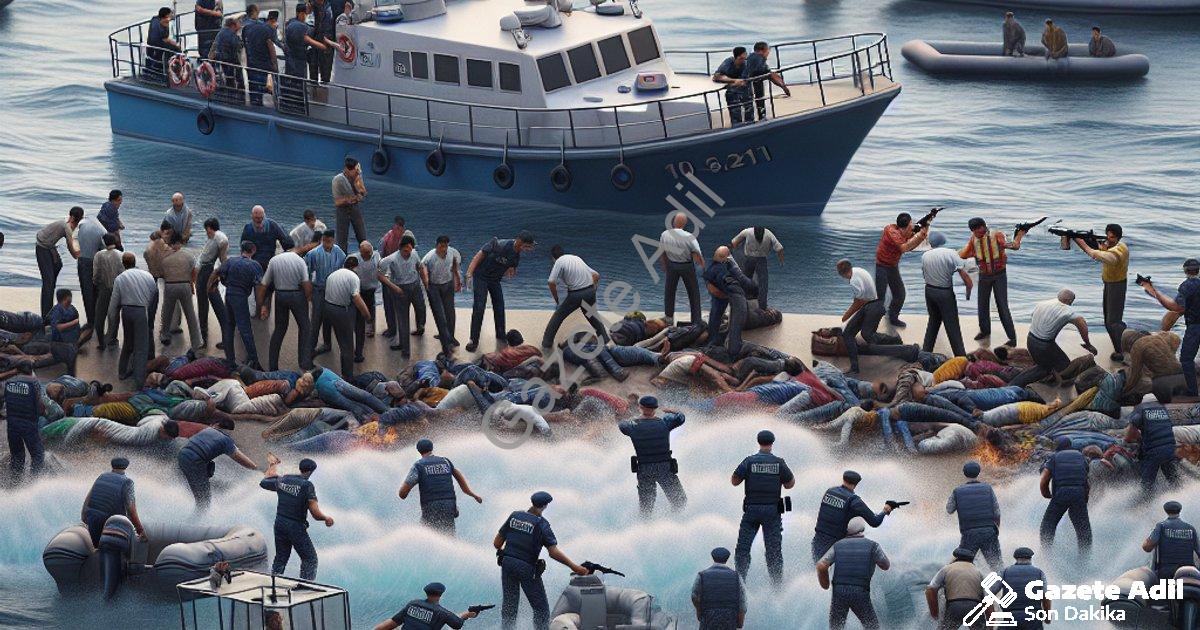 "İzmir Sahillerinde Hareketli Saatler: 120 Düzensiz Göçmen Yakalandı" başlıklı haber için fotorealis
