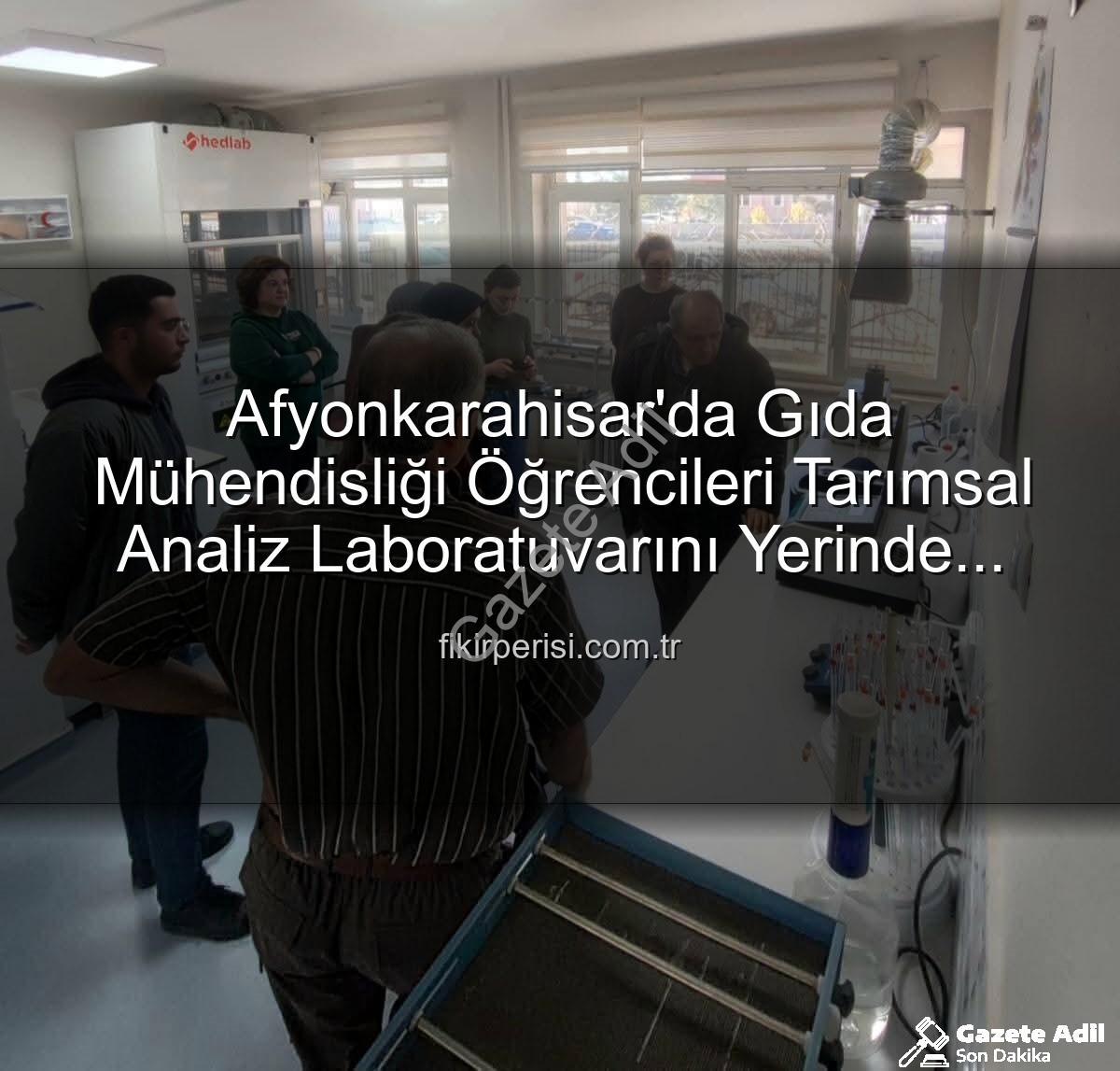 toprak analizi - Afyonkarahisar'da Genç Mühendis Adayları Laboratuvarı Ziyaret Etti: Toprak Analizi ve Gübre Kullanımı Eğitimde Buluştu