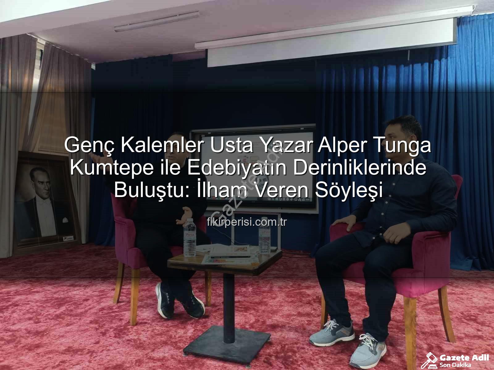Alper Tunga Kumtepe - Manisa'da Genç Kalemler Usta Yazar Alper Tunga Kumtepe ile Buluştu: Edebiyatın İzinde İlham Verici Bir Gün