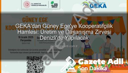 GEKA’dan Güney Ege İçin Dev Kooperatifçilik Zirvesi: Üretim ve Dayanışma Vizyonu Şekilleniyor