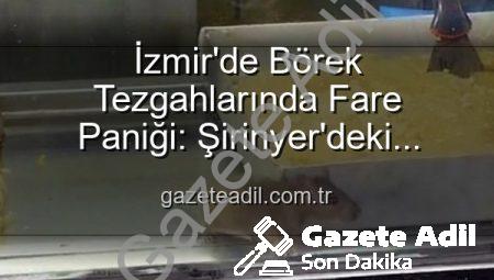 İzmir’de Börek Tezgahlarında Fare Paniği: Şirinyer’deki İşletmeye Mühür Vuruldu